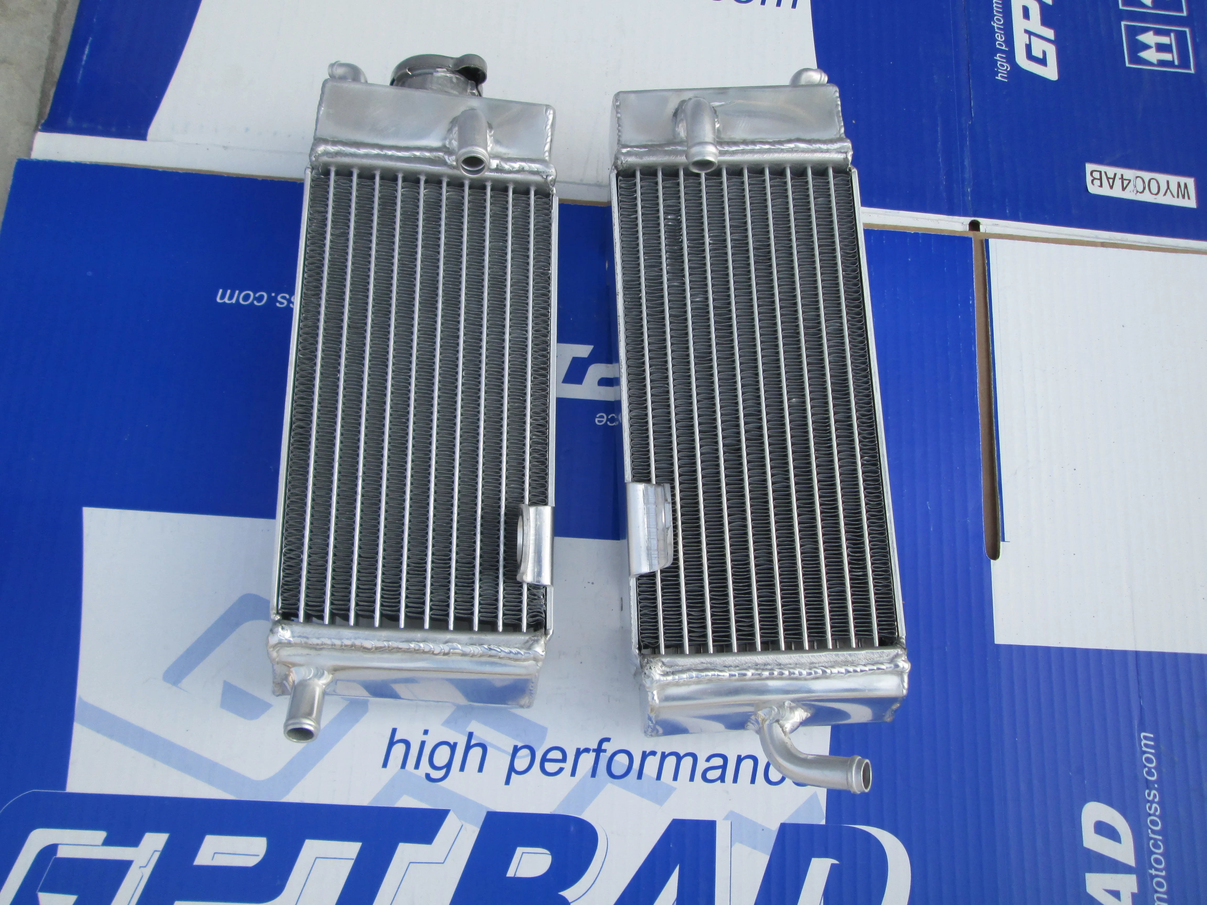 New Left side & Right side For 1989-1992 Yamaha YZ125 YZ 125 Aluminum Radiator Cooler Cooling Coolant 1989 1990 1991 1992