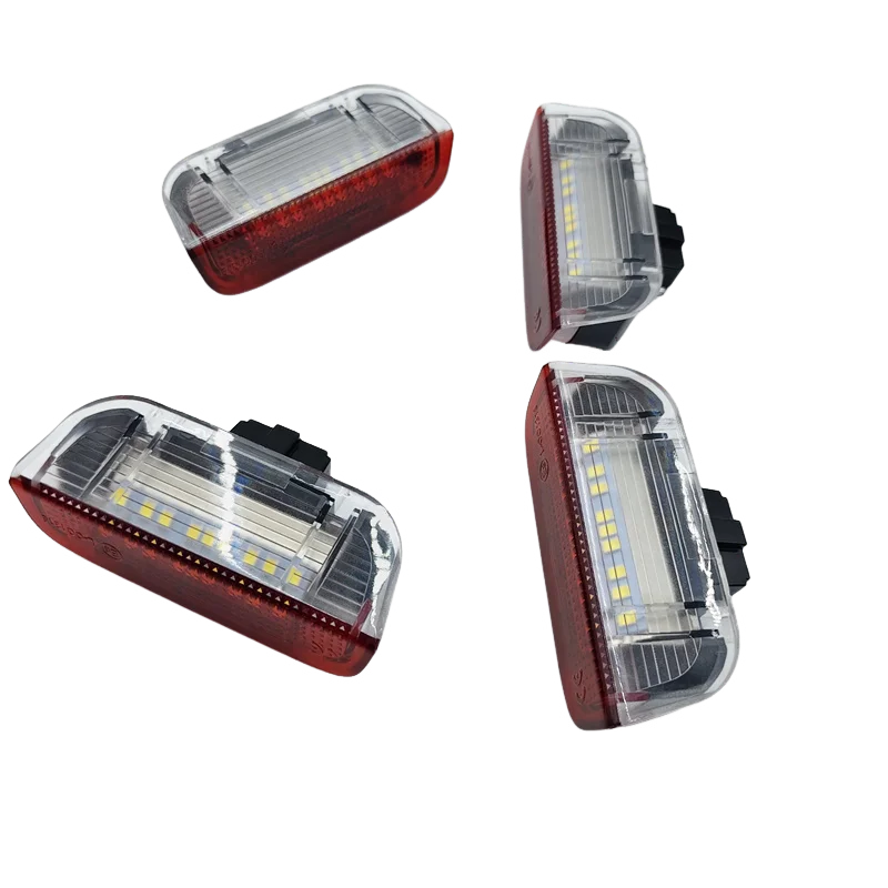 4 قطعة 12 فولت LED باب السيارة ضوء السيارات مصباح إشارة لشركة فولكس فاجن جولف 5 6 7 7.5 2006-2018 باسات 2005-2018 جيتا تيغوان أرتيون T-ROC CC EOS #3