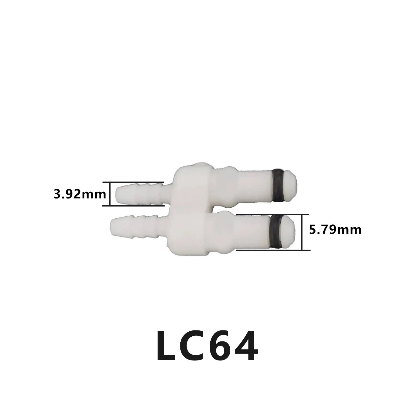 LC62 LC64 gas connector quick connecting compatible for GE dinaclick neo-snap critikon BP cuff adapter NIBP cuff