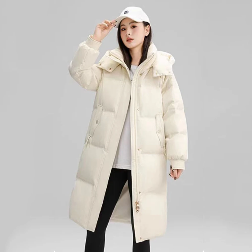 Down Cotton-padded Jacket 2024 New Fashion Loose Temperament Cotton-padded Clothes Winter Warm Coat Female Tide.