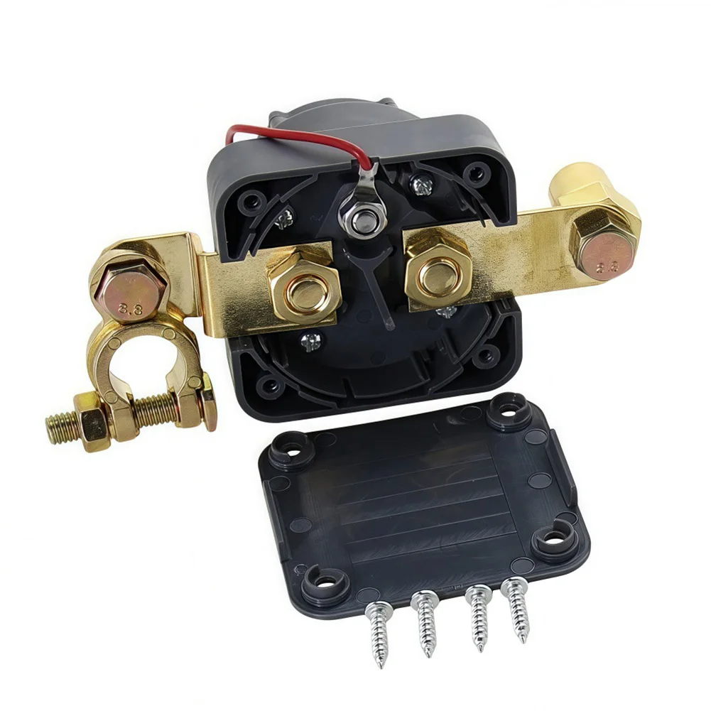 

Выключатель аккумуляторной батареи высокой мощности со встроенным вольтметром для автодомов и яхт, совместимый с напряжением от 300А, 12В до 48В