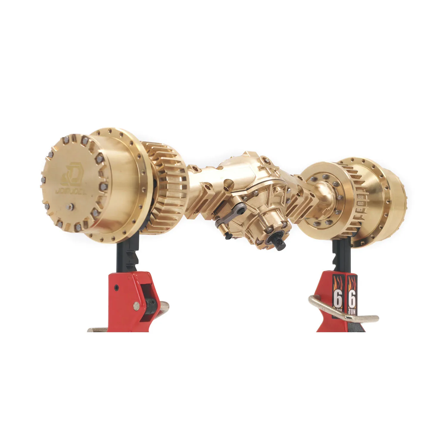 Essieux de réduction latéraux de roue, verrouillage différentiel pour modèle JD 1:14 RC chargeur hydraulique JDM 1988, pièce de camion articulée radiocommandée