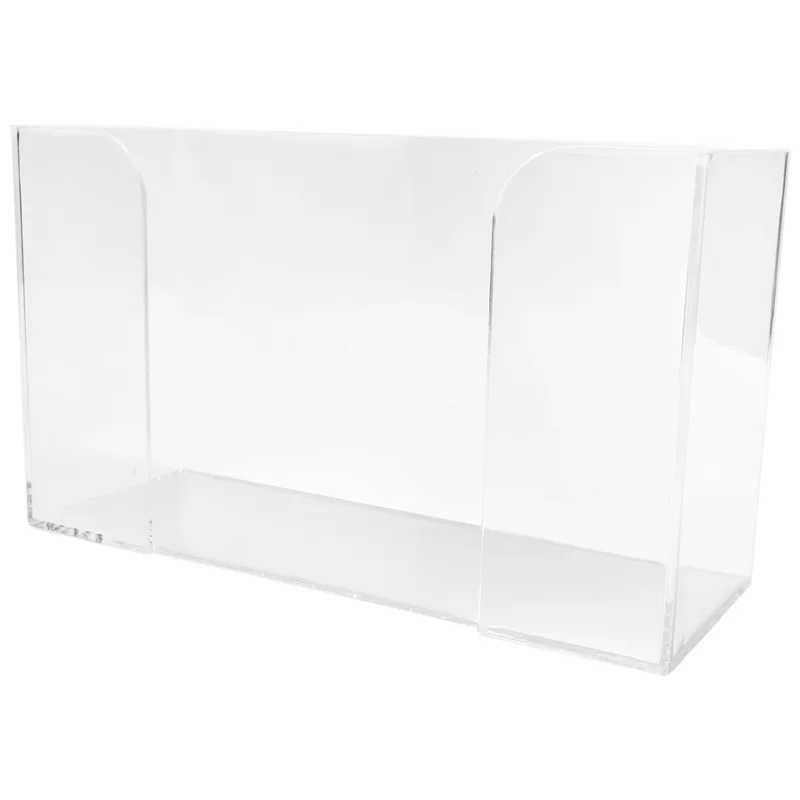 AC52-Countertop Paper Towel Dispenser,Clear Guest Towel Napkin Holder, Suitable For Z-Fold, C-Fold Or Multi-Fold Paper Towels