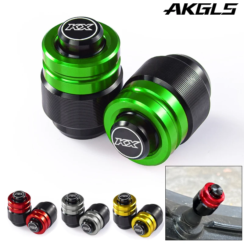 

For kawasaki KX 65 80 85 125 250 450 F KX65 KX80 KX125 KX250 KX450F Accessories Motorcycle CNC Wheel Tire Valve Cover Cap Plug