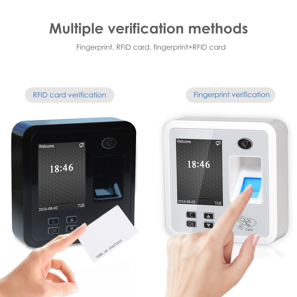 

2.8inch TFS Fingerprint Access Controller Doorbell Network Attendance Machine 125khz Proximity Card Reader Door Access Control