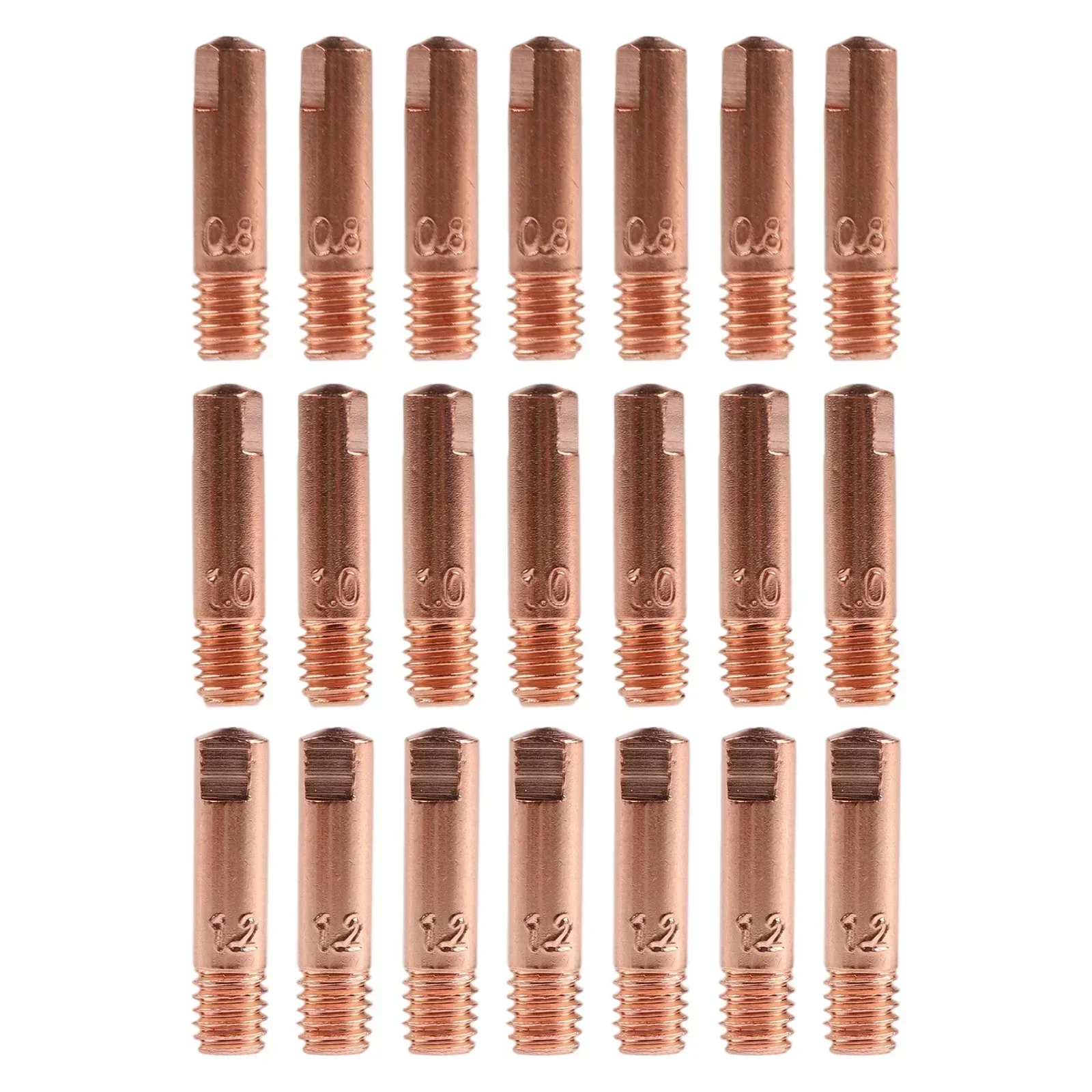 

For MIG Welding Tip Variety Pack Contains Essential Components (21PCS) for Efficient Use with the Popular Torch Model