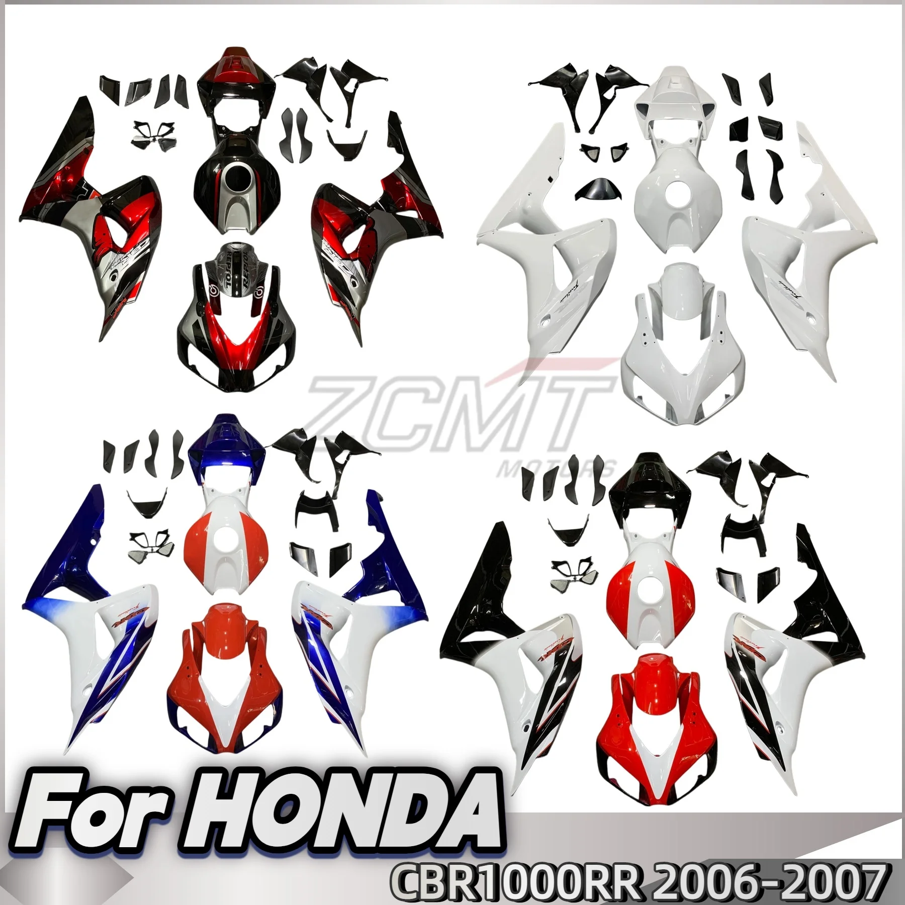 

NEW Abs Motorcycle Whole Fairings Kit Fit For HONDA CBR1000RR CBR1000 06 07 CBR 1000RR 2006 2007 Bodywork Full Fairing Kits Set