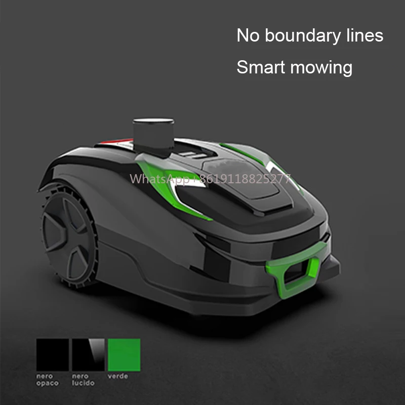 cordless electric mower china agricultural crawler rc  remote control robot lawnmower blade robotic lawn mower 1200 m