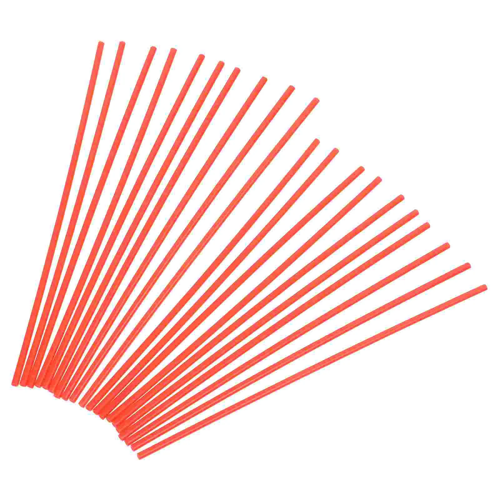 50 Pcs Oil Cleaner Lubricant Tubes Rust Remover Straws for Spray Paint Nozzles Cans Red Plastic