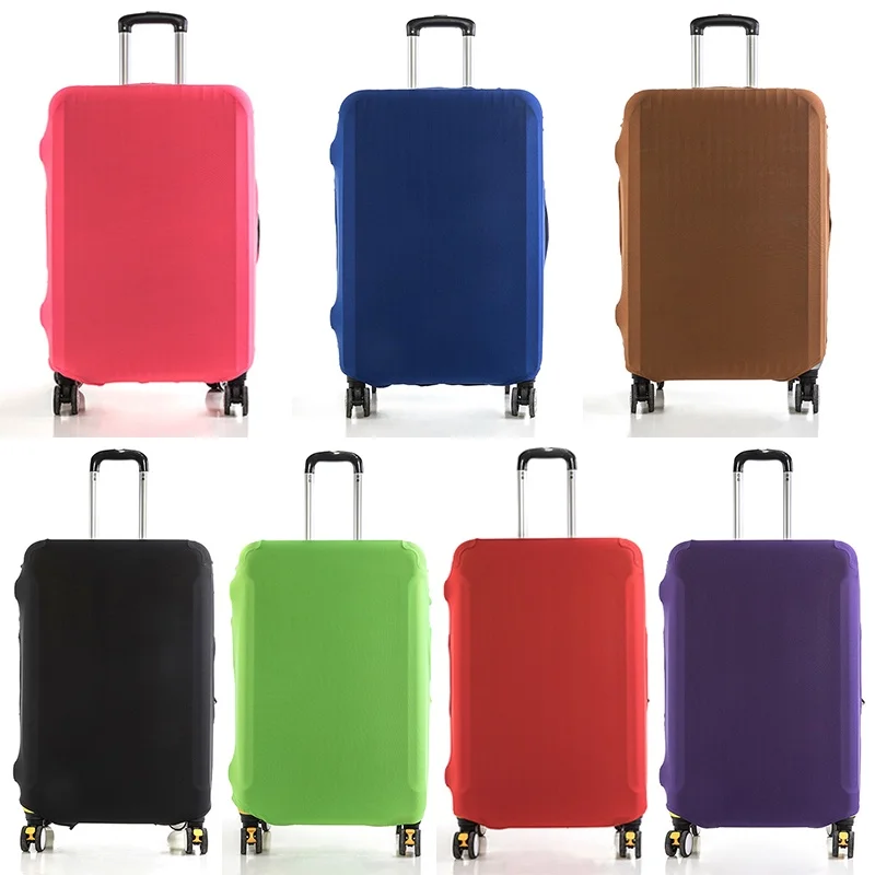 Luggage Protective Cover Solid Color Suitable for 18-28 Inch Suitcases