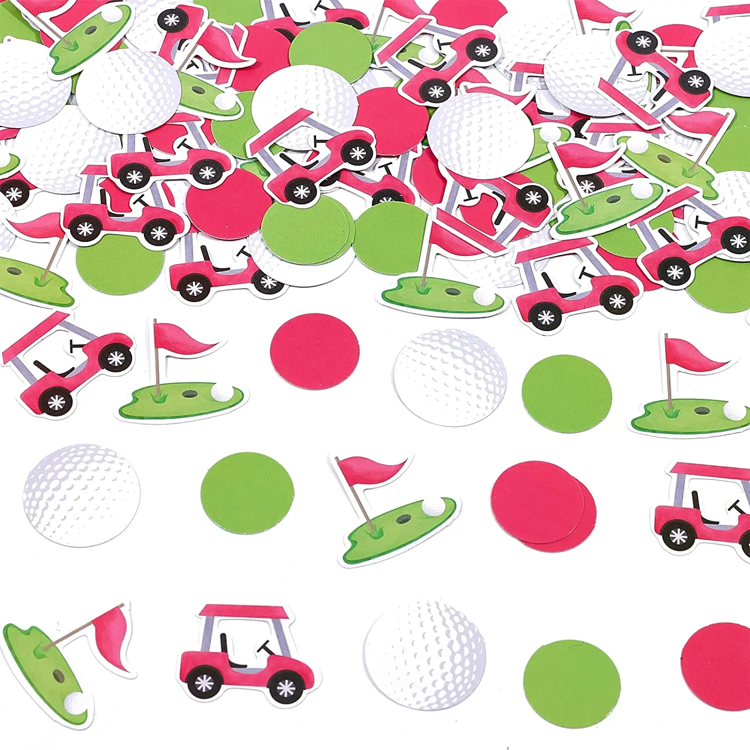 

Fangleland 200PCS Golf Confetti for Tables Golf Themed Birthday Party Decorations Girl Hole In One Table Scatter Party Supplies