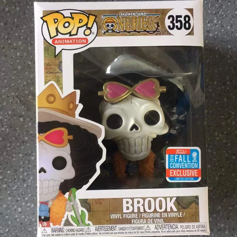 Funko POP NEW Arrival ONE PIECE Toys Brook #358 Character Model