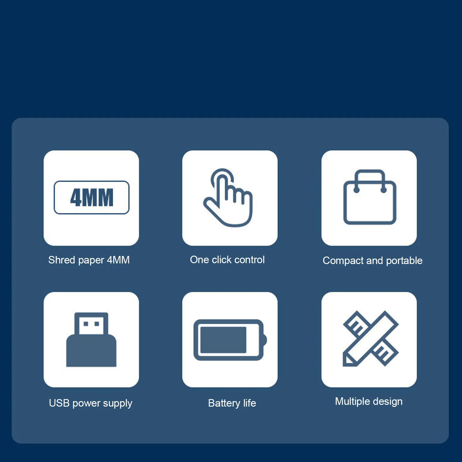 ماكينة تقطيع الورق الكهربائية الصغيرة USB المحمولة ماكينة تقطيع الورق الصغيرة USB متعددة الوظائف للفواتير المنزلية المكتبية #5