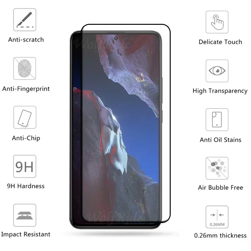 6-in-1 For Xiaomi Poco F5 Pro Glass Poco F5 Pro Tempered Glass Screen Protector Poco F4 F3 X3 M3 X4 M4 M5 F 5 F5 Pro Lens Glass