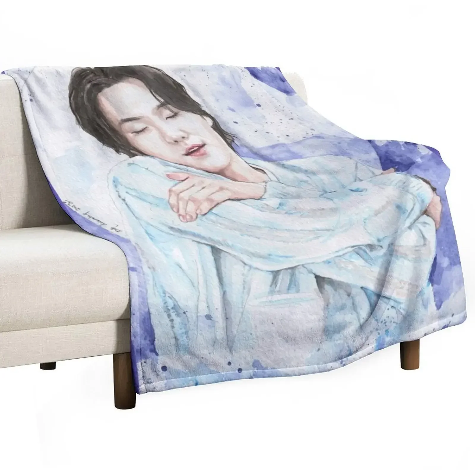 

Self Love Min Yoongi Throw Blanket Soft Moving Bed covers For Sofa Thin Blankets