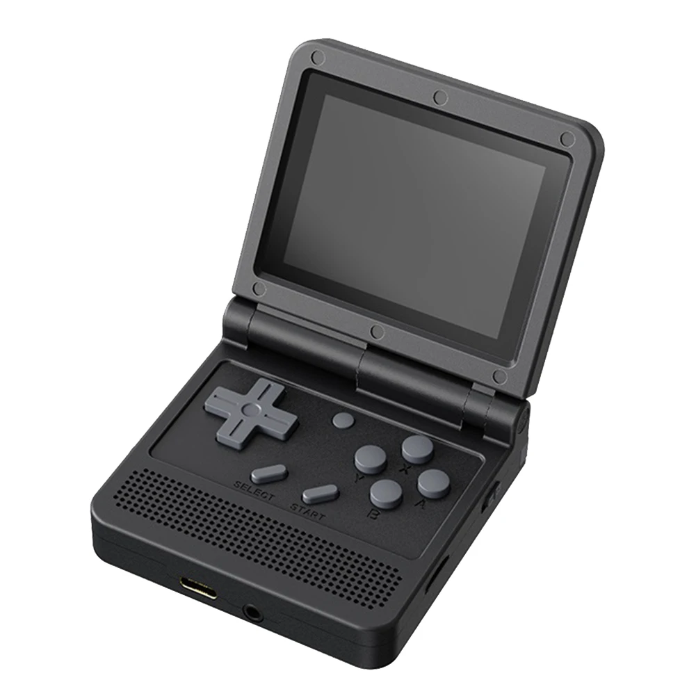 POWKIDDY V90 Version Open-Source Retro Game Console 3.0 Inch (Black)