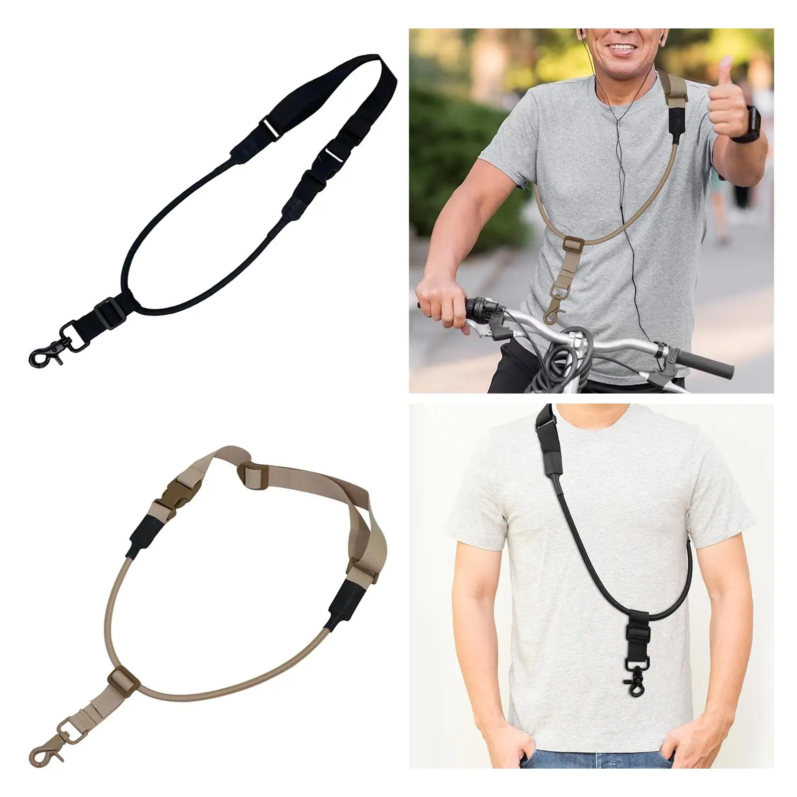 

1 Point Outdoor Connect Nylon Quick Release Buckle Adjustable Bungee for Fishing Camping Hiking Climbing