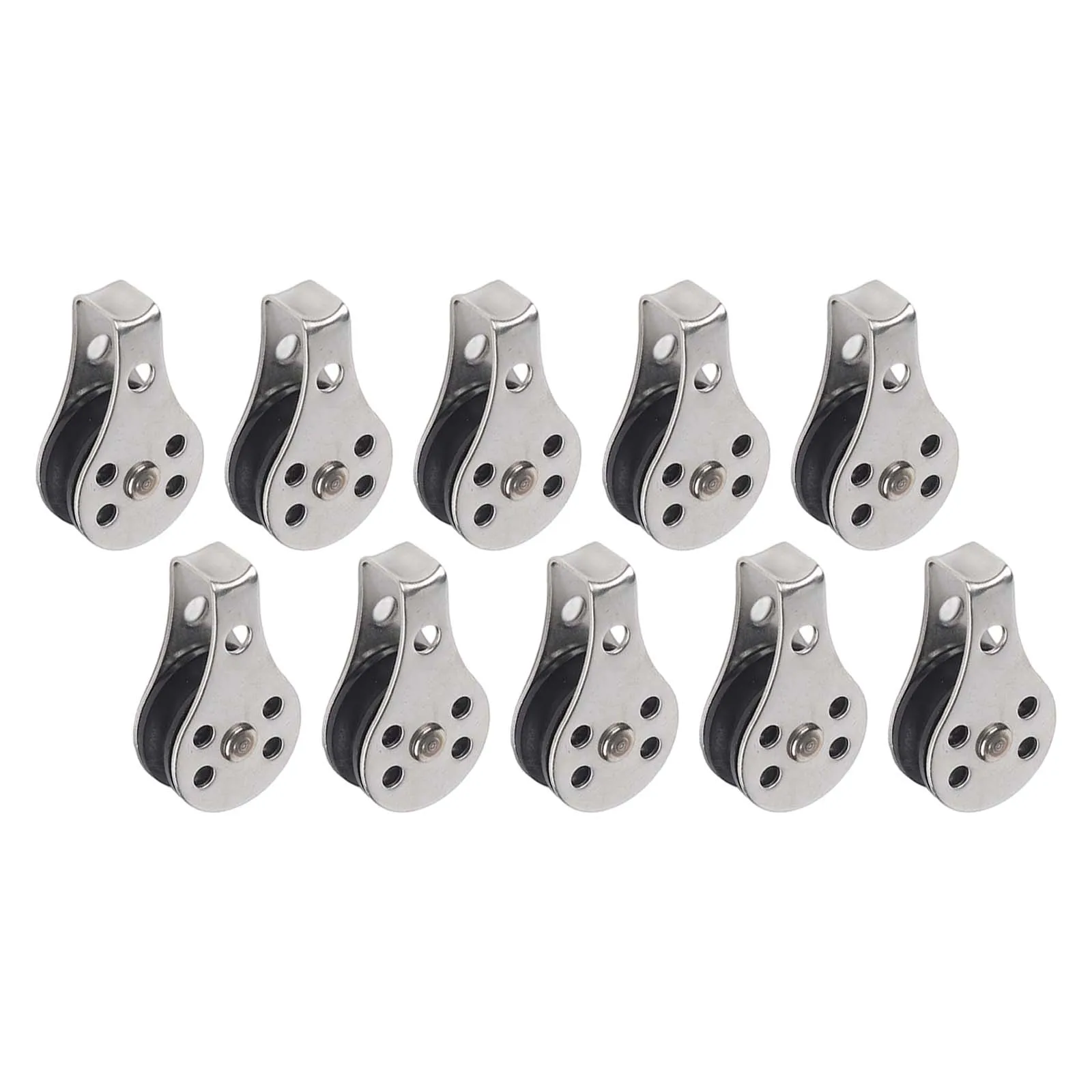 for Easy Install Stainless Steel Pulley Pulley Outdoor Pulley Set Stainless Steel Stainless Steel Pulleys 10pcs Pack