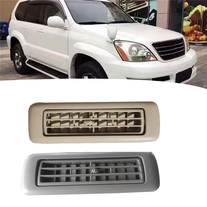 Roof Rear Air Vent Grille 62985-60010-A0 for Toyota Prado Lexus GX470 2002-2009 Beige Side Air Outlet Nozzle 06298560010