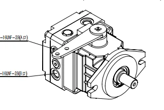 TUFF TORQ KPL 23  walking type roller piston pump