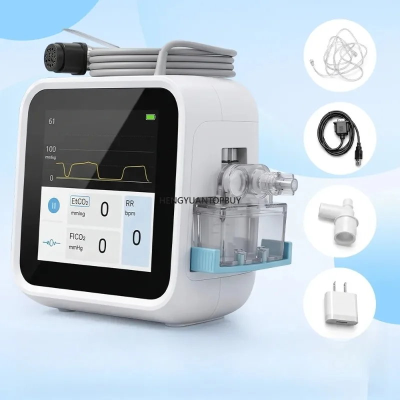 Et Capnograph Capnograph End-tidal Respiration Rate ET Mainstream Testing Vet Use