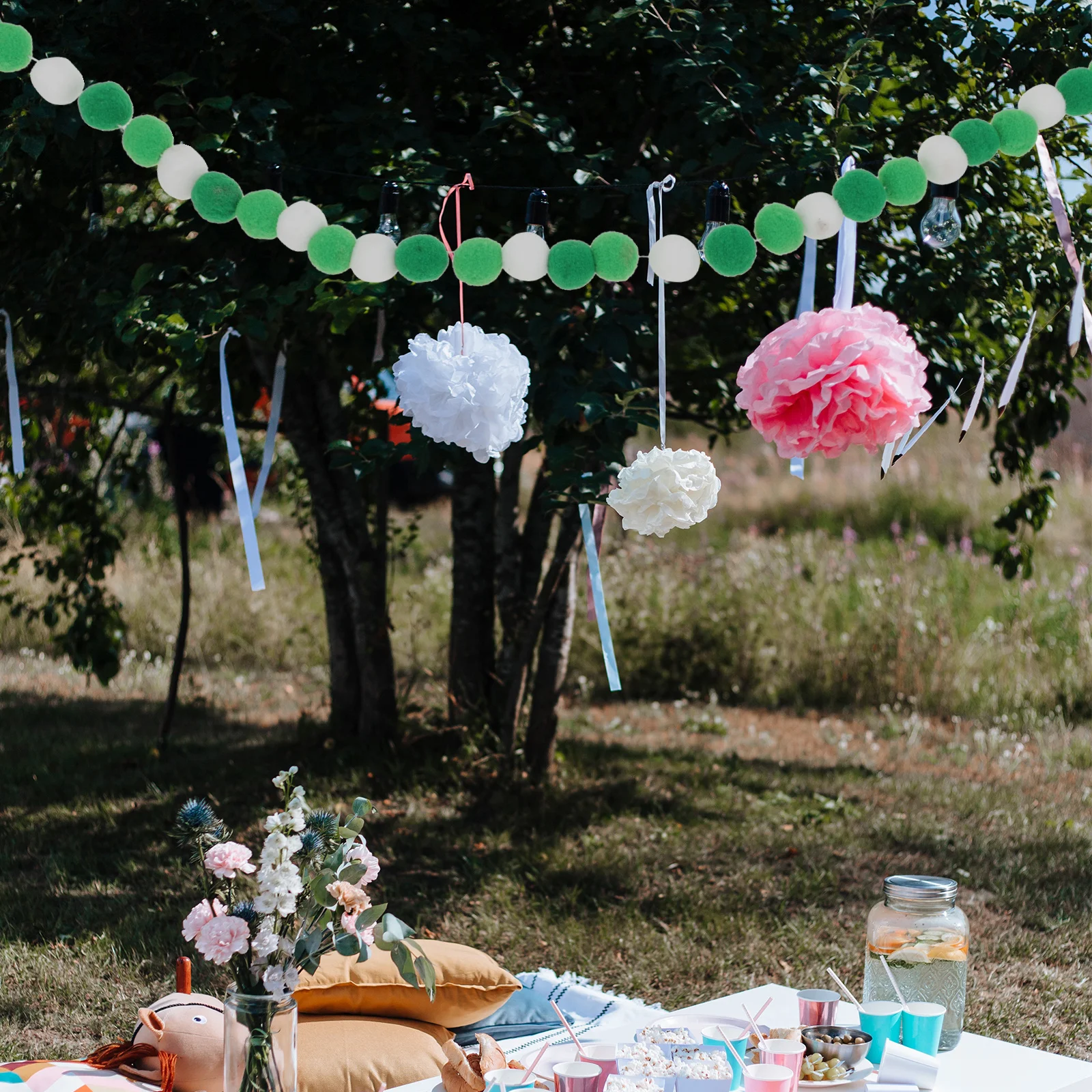 

3pcs Banner Decorative Party Bunting Garland Prop St Party Hanging Decoration Patrick Day Flags Hanging Festive Accessories