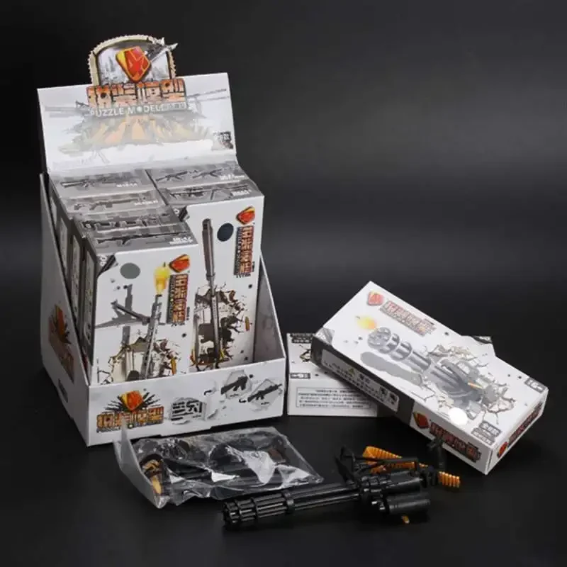 

8 шт./компл. 1/6 4D модель пистолета, пластиковая сборка огнестрельного оружия AK47 MG42, пулемет M16, винтовка, пистолеты, классическая игрушка для сборки