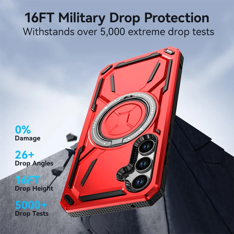 For Samsung Galaxy A35 5G Case Shockproof Kickstand Bumper Phone Shell Heavy Duty Armor Hard For Galaxy A35 5G Phone Cover