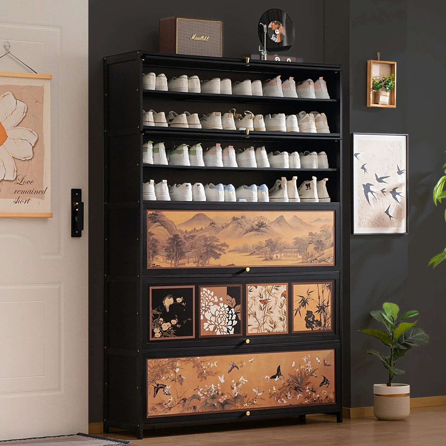 Shoe Rack Cabinet Furniture Shelves Shoes Organizers Storage Closet Shoe Shelf Living Room Cabinets Gabinete Zapatera Zapatero