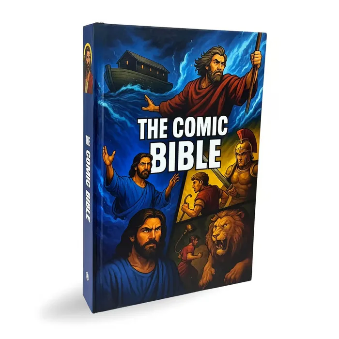 

2025 New Comic Bible Action Illustration Gift Comic Book From Genesis To Revelation with Complete Christian G