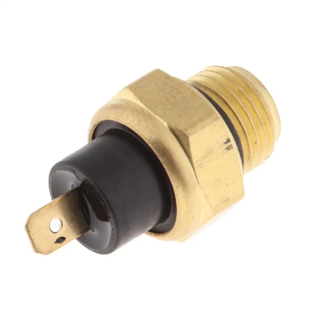 

Coolant Temp Switch Sensor Brass Engine Thermostat Replacement for Honda Magan250 Steed400 Cars