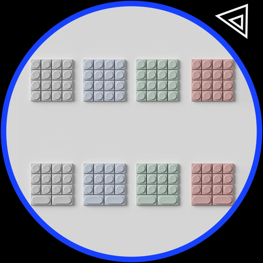 DEADLINE Doys gray.dat PBT Keycaps 7.1mm Height Thermal Sublimation Keycaps