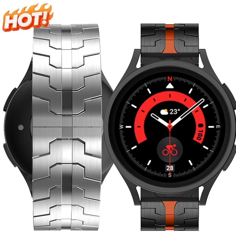 20 22mm Edelstahl-Armband für Huawei Watch GT6 5 4Pro GT3 46mm Watch 5 46mm für Galaxy Watch 7 6 4 5Pro 40 44 45mm Armband