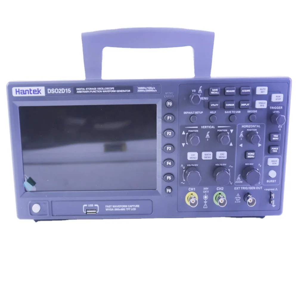Hantek DSO2D15 Digital Oscilloscope 150MHz Channels 1GSa/s Waveform Generator