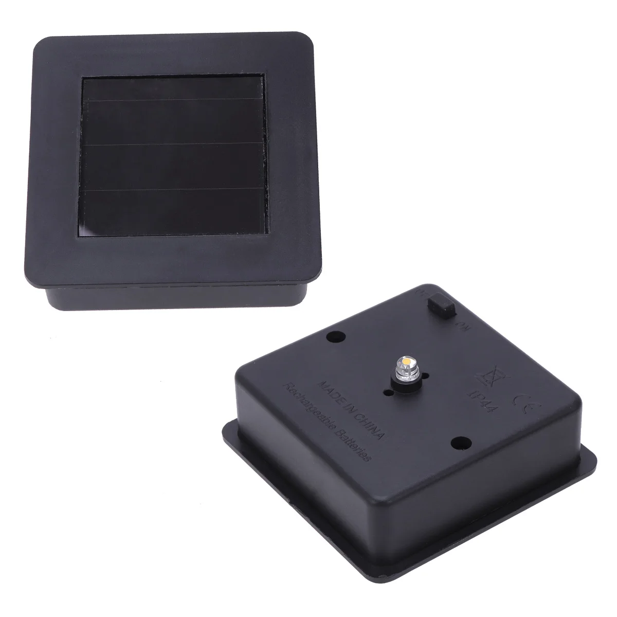 

Solar Led Light Cover Square Waterproof Replacement Top For Outdoor Lamp Accessories Diffuser Plastic Bulb Solar Lantern Crafts