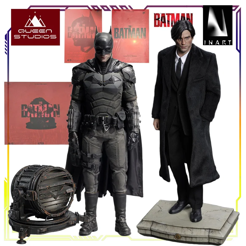 

QueenStudios Osoriginal INART1/6 Series Batman (Robert Pattinson Suit Premium Edition) Action Figure Model Toys Gifts for Boys