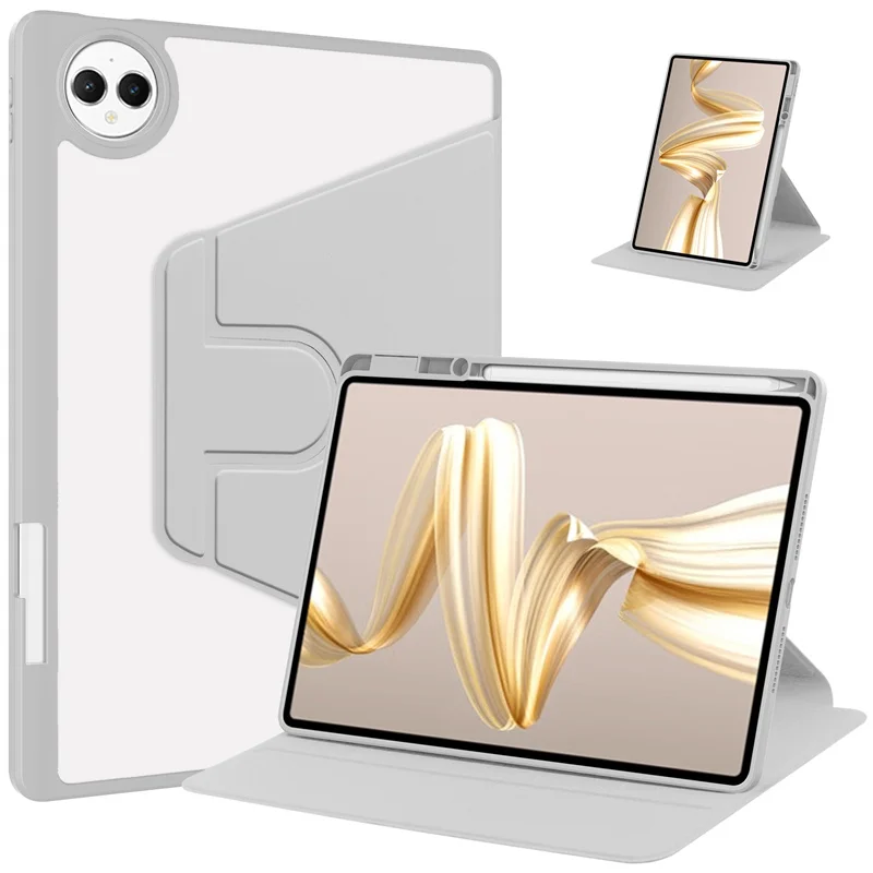 حافظة لهاتف هواوي Matepad Pro 12 2 مع حامل قلم رصاص 360 درجة دوارة من الأكريليك الصلب اللوحي لـ Matepad Pro 12.2 2025 2024