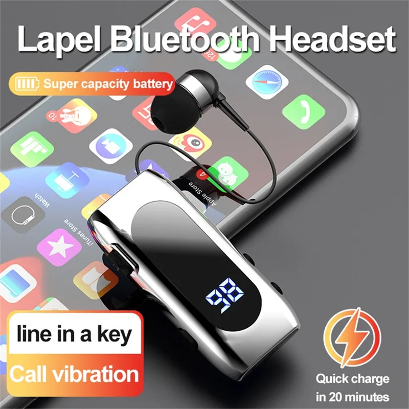 K55 hot-selling popular business sports telescopic cable collar 5.2 smart mini bluetooth headset trend