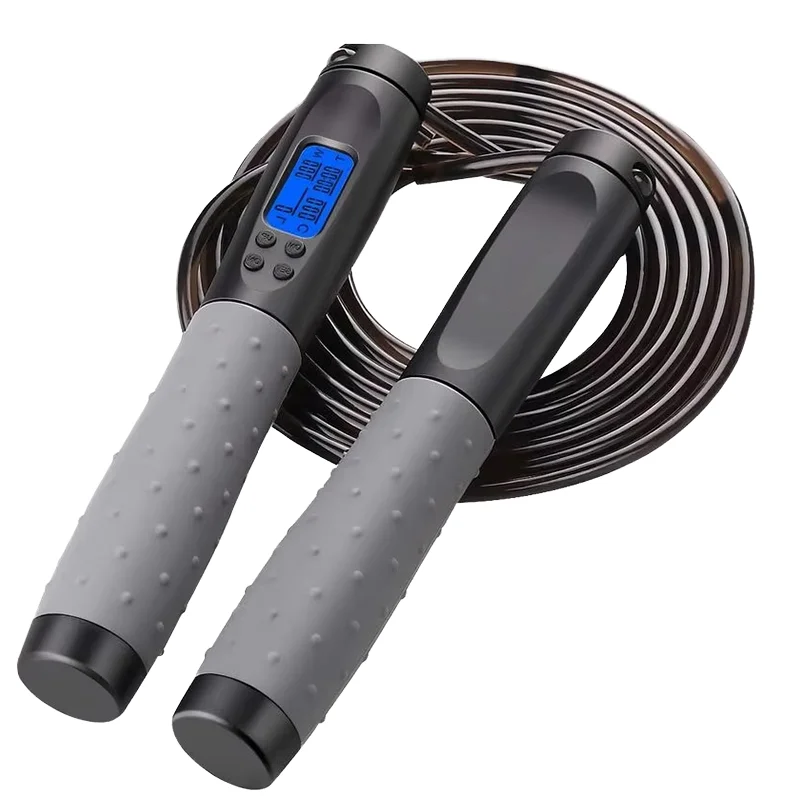 Factory Intelligent Electronic  Rope Adjustable Weighted Cordless Fitness Sports Training ABS Digital Counting PVC PP