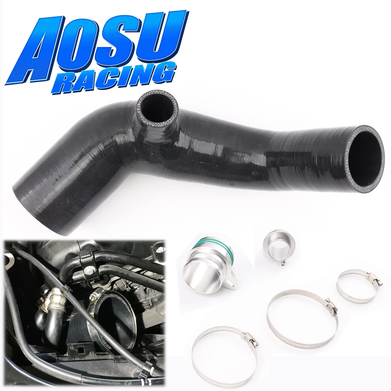 Actualización del tubo de entrada Turbo del motor N55 3,0 T para BMW F Series 135i 235i 335i 435i M2 con tubo de entrada Turbo Boost híbrido