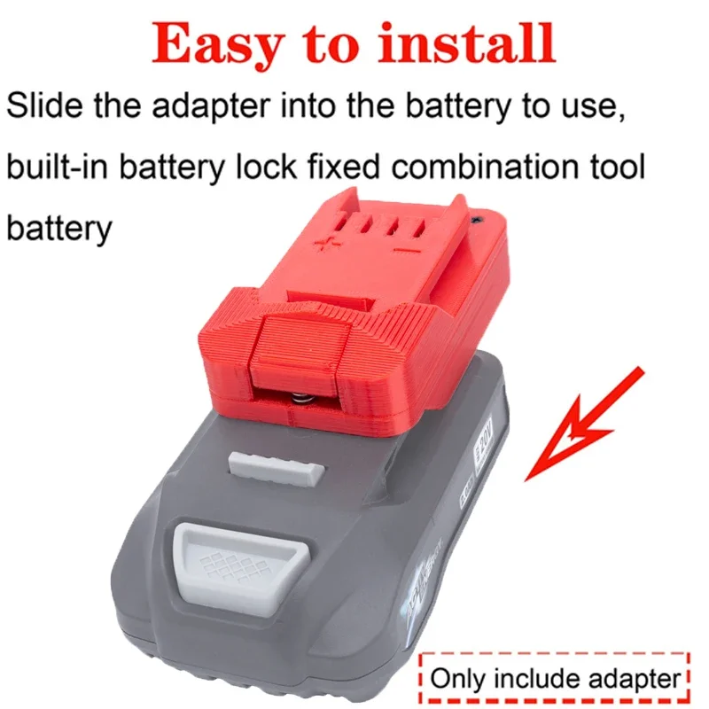 Imagem -04 - Adaptador de Bateria para Lidl Parkside X20v Li-ion Battery Ferramenta Converter para Ferrex Aldi Energy Conversor 20v
