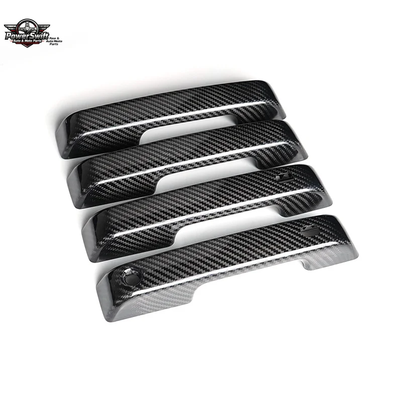 Suitable for FordF150Real Carbon Fiber Exterior Door Handle Exterior Modification Sticker Carbon Fiber Decorative Sticker