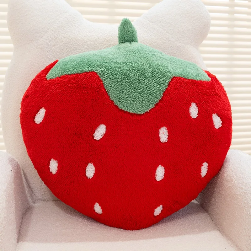 Jouet en peluche fraise doux 40cm, oreiller en peluche fraise mignon, coussin confortable aux fruits fraises, cadeaux d'anniversaire pour petite amie, nouvelle collection