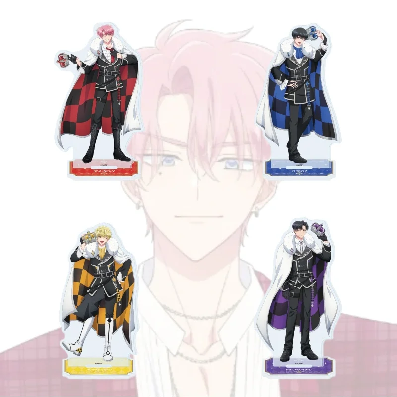 15CM Anime Tamon-kun Ima Dotchi!? Tamon's B-Side Acrylic Stand Keychain Fukuhara Tamon Rintaro Kai Figure Desktop Decor Gifts