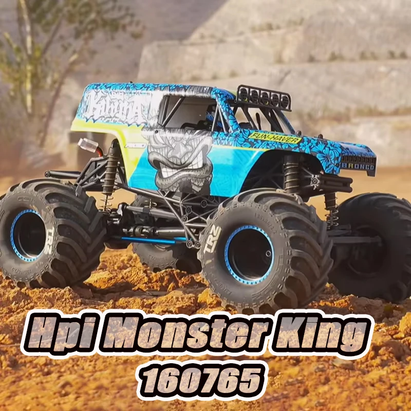 

Радиоуправляемая электрическая машинка HPI Monster King в масштабе 1:10, прочная, с противоскользящими колесами, имитация лошади, мощный подарок на день рождения для мальчиков