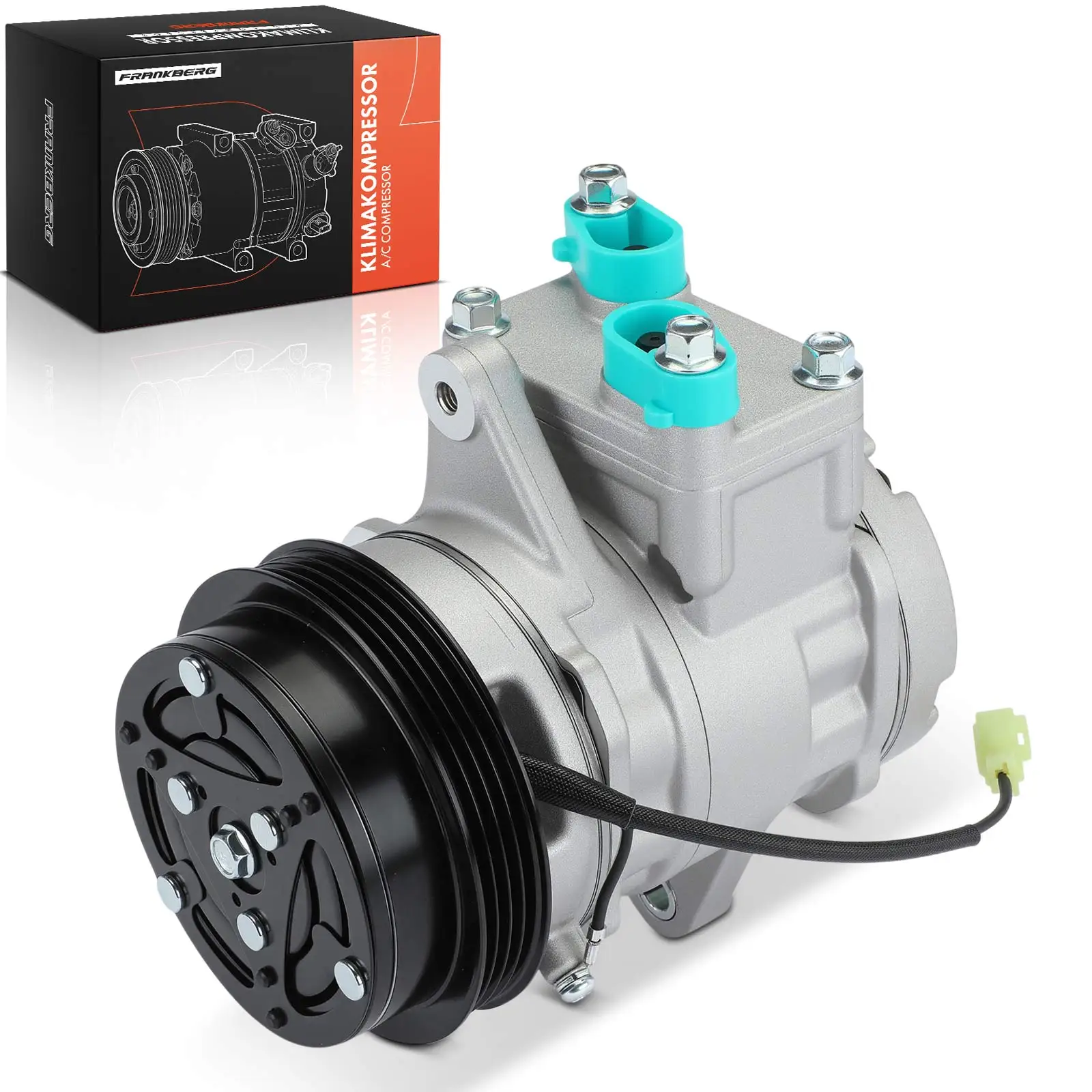 Frankberg 1x klimaatcompressor voor Chevrolet Aveo/Kalos T200 T250 T255 Kalos KLAS 96473633 95925480 95955950 96539394 96473634
