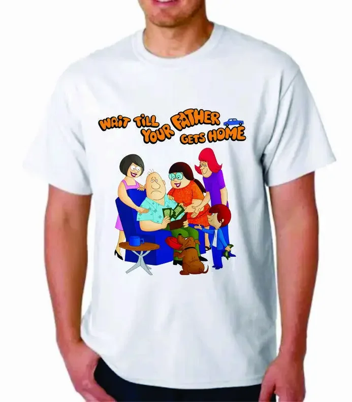 WAIT TILL YOUR FATHER GETS HOME 1970s CARTOON SHIRT CLASSIC Cereal HANNA BARBERA