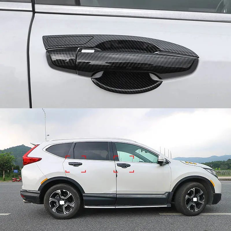 

for Honda CRV CR-V 2017 2018 2019 2020 2021 2022 Car ABS Chrome Handle Protective Cover Door Handle Outer Bowls Trim Accessories