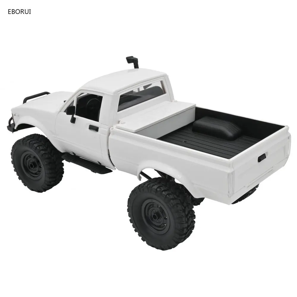 WPL C24-1 RC Truck 1:16 2.4GHz 4WD RC Car with Headlight Remote Control Crawler Off-road Pick-up Truck RTR Gift Toy for Kids