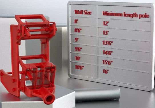 

Wooden wall jack, portable wall jack for frame